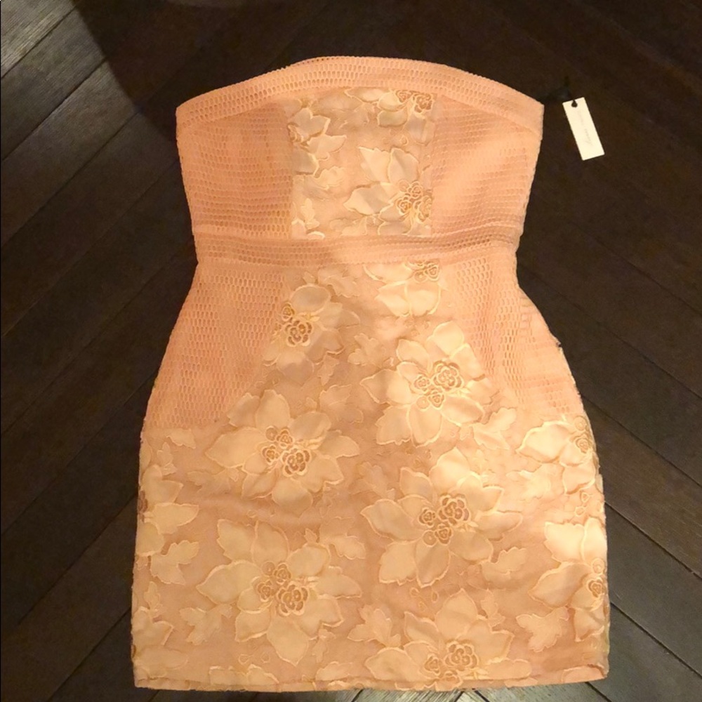 Strapless sexy dress